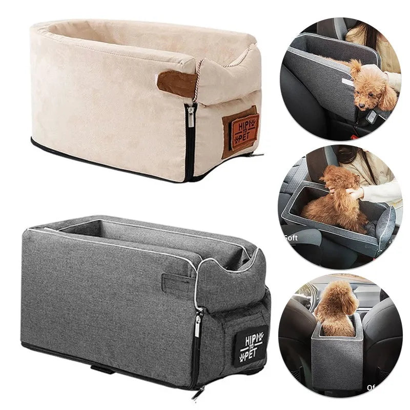 Dog Car Seat Bed - Car Central Dog Carrier for Small Dogs
