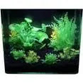 Penn Plax Aqua Plant Decor Kit - 6-Piece Green Artificial Aquarium Decorations