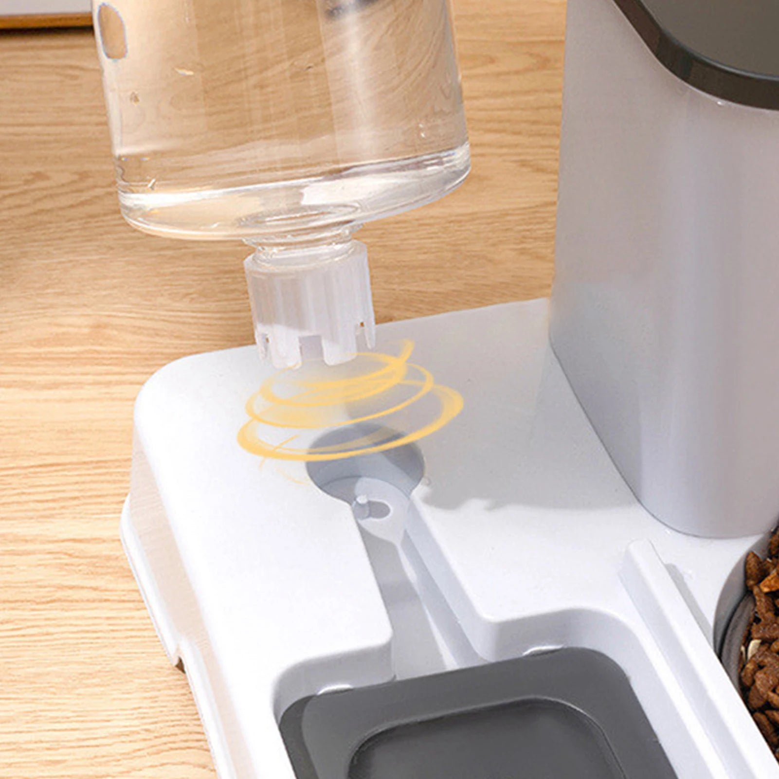 Automatic Feeder Cat Bowl - Pets Water Dispenser 2-in-1