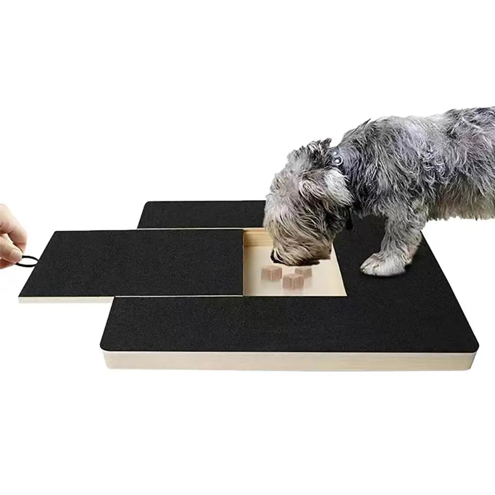 Wood Dog Nail Scratchboard - Adjustable Drawer Type Nail Trimming