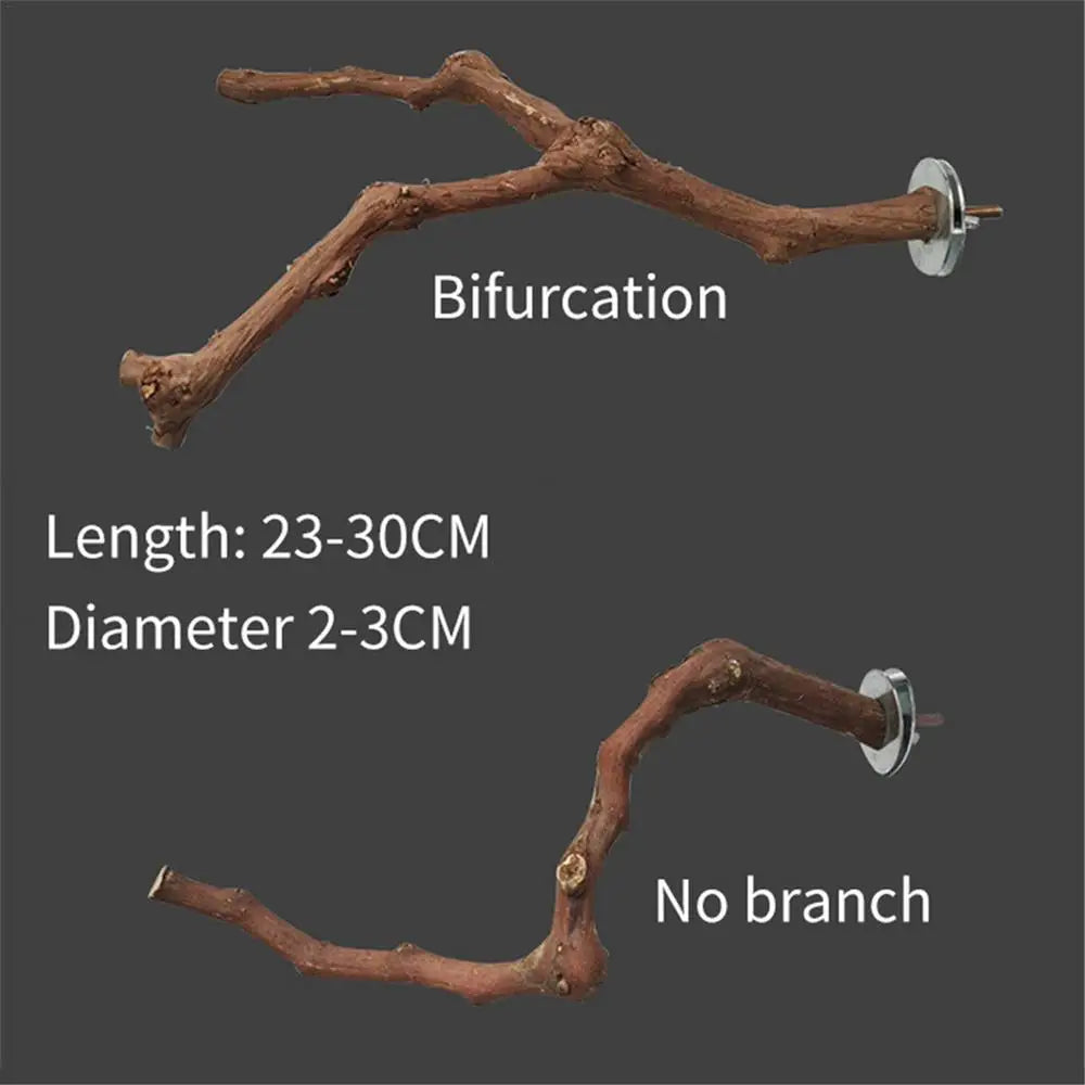 Bird Perch Pet Parrot Birds Standing Stick - Natural Wooden Birds Toys