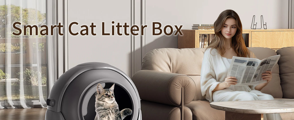 REDSASA 75L Automatic Smart Cat Litter Box - Self-Cleaning & App Control