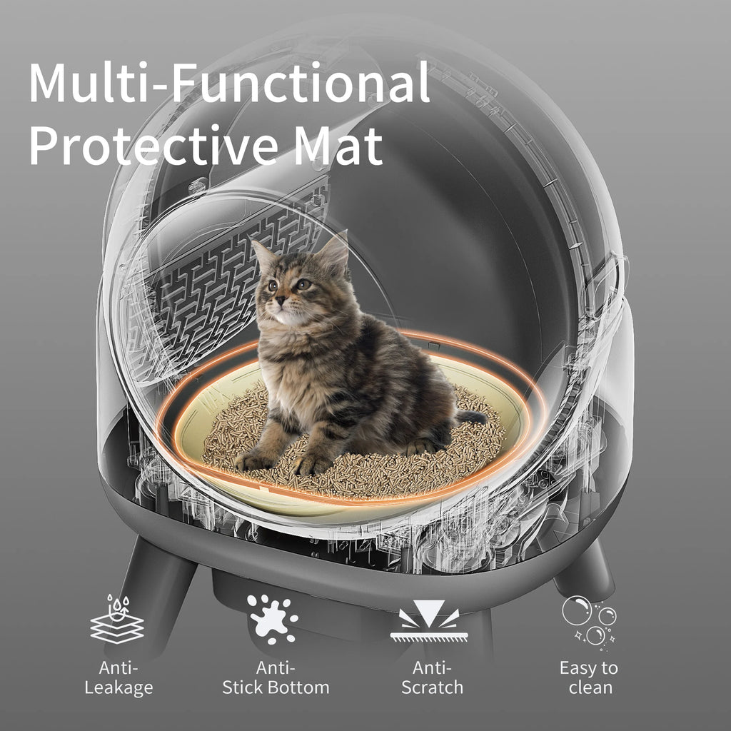 REDSASA 75L Automatic Smart Cat Litter Box - Self-Cleaning & App Control