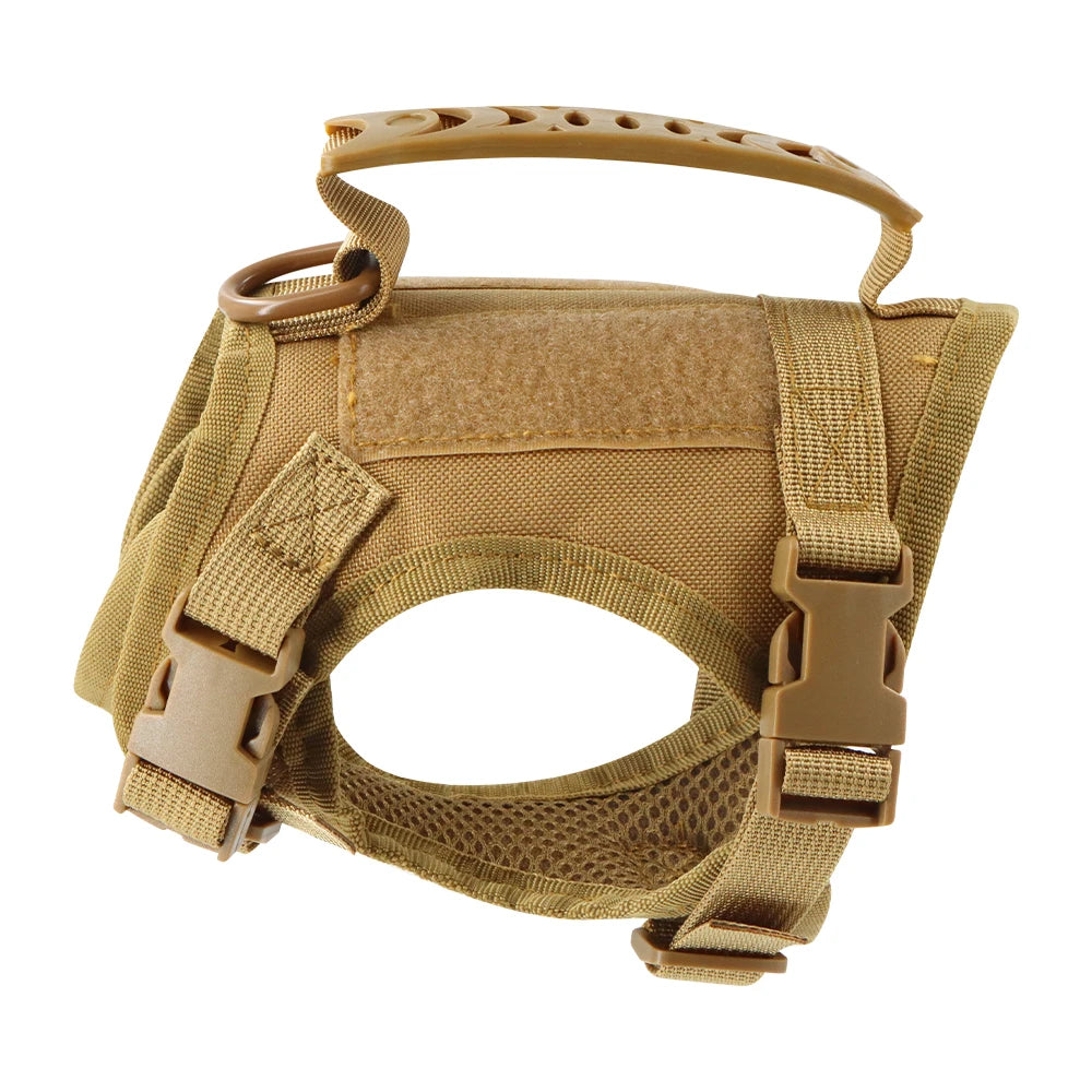 Tactical Puppy Harness Leash Set - Adjustable Vest for Small Dogs