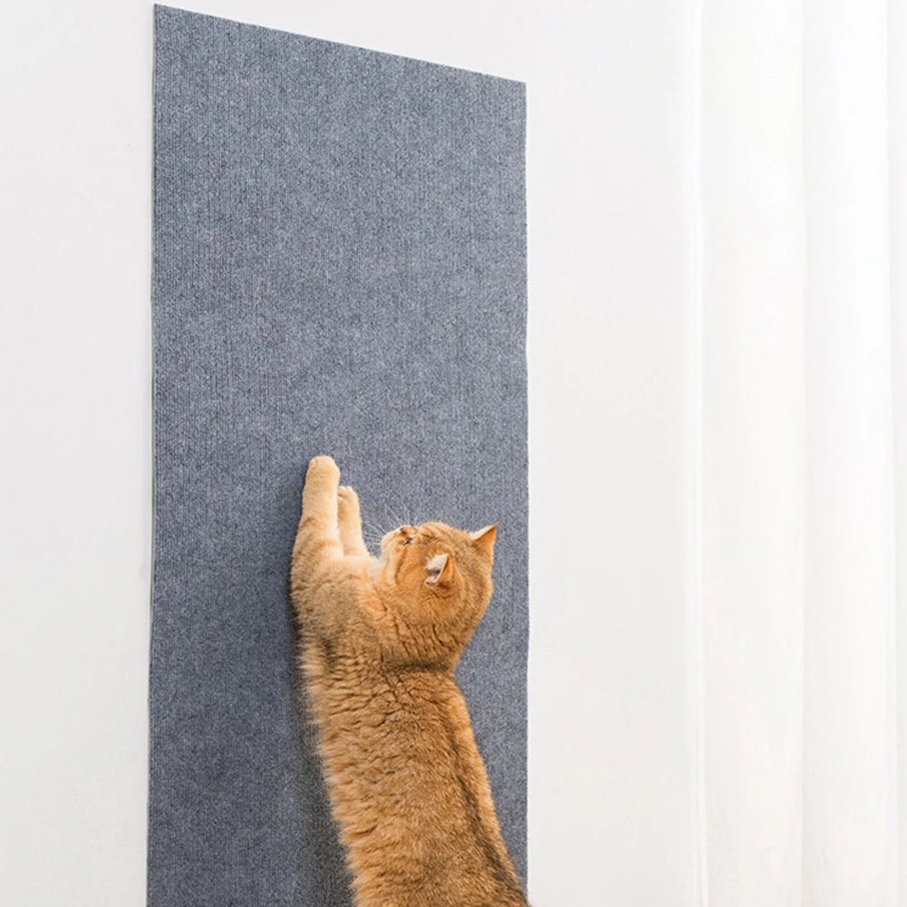 Cat Scratching Mat Self-Adhesive - Trimmable Carpet for Sofa/Furniture