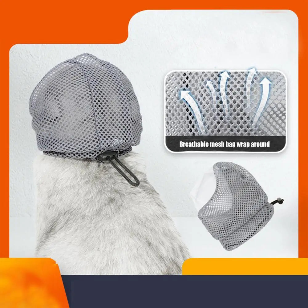 Cat Hood Anti-Bite Breathable - Kitten Face Protection Muzzle