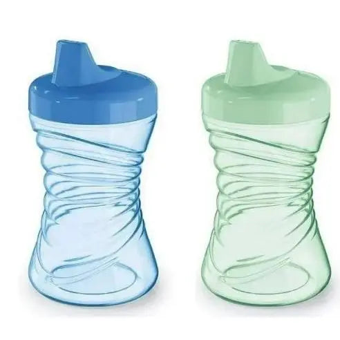 NUK Fun Grips 10 Oz. Hard Spout Sippy Cup - 2pk, Boy Design