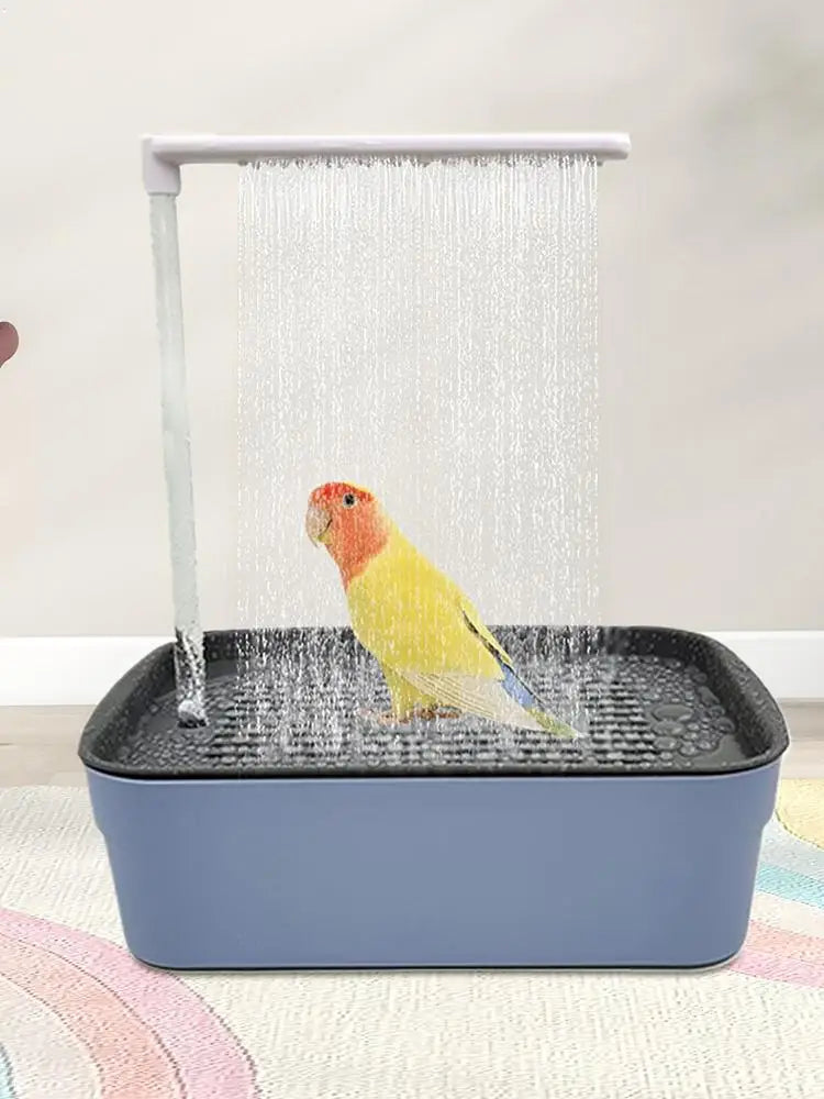 Parrot Automatic Bathtub with Shower - Easy to Clean for Birds