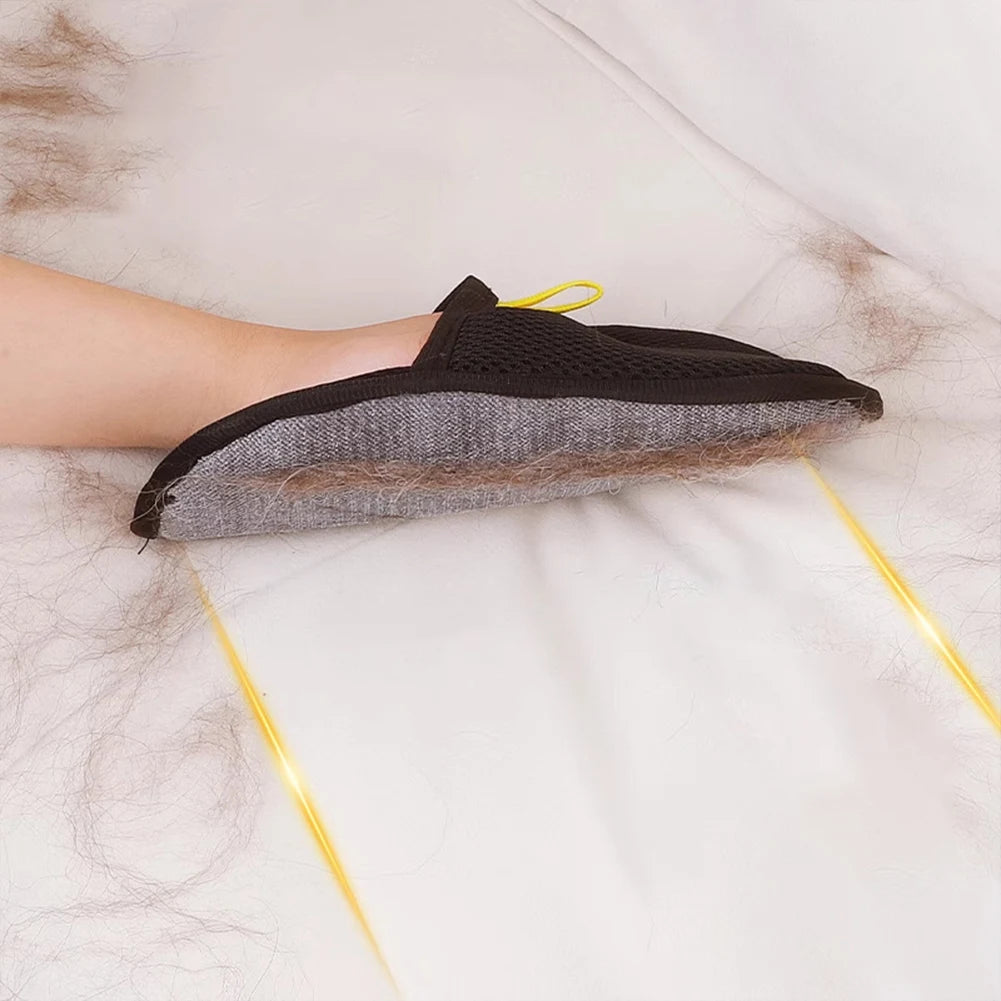 Pet Hair Remover Mitt - Dual-Sided Grooming Gloves for Dogs & Cats
