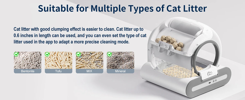 DOEL Automatic Cat Litter Box - Self Cleaning with App Control