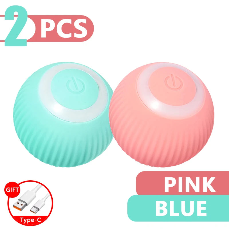 Cat Interactive Ball - Smart Electronic Automatic Rolling Toy