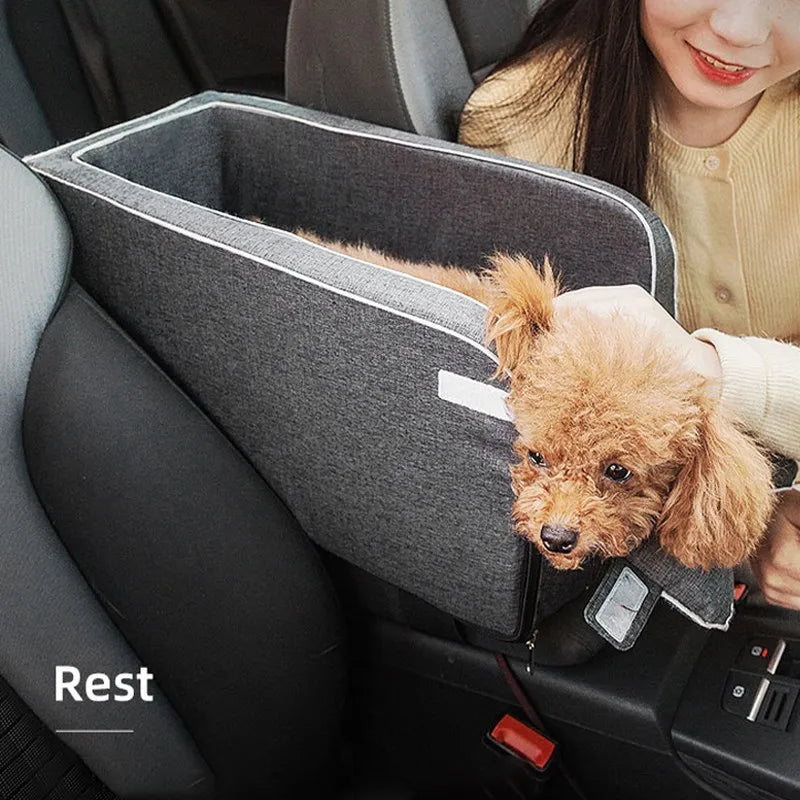Dog Car Seat Bed - Car Central Dog Carrier for Small Dogs