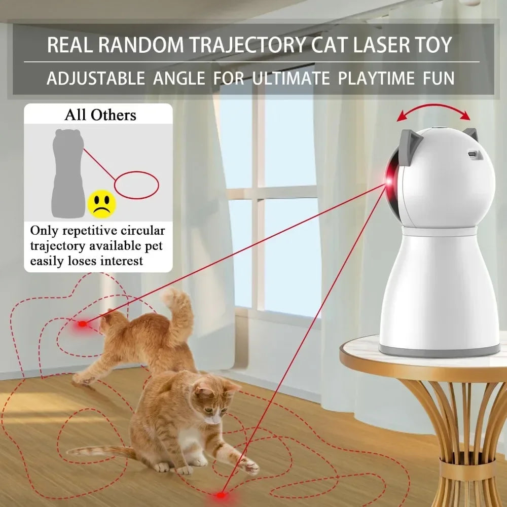 Laser Cat Toys for Indoor Cats - Real Random Trajectory Motion