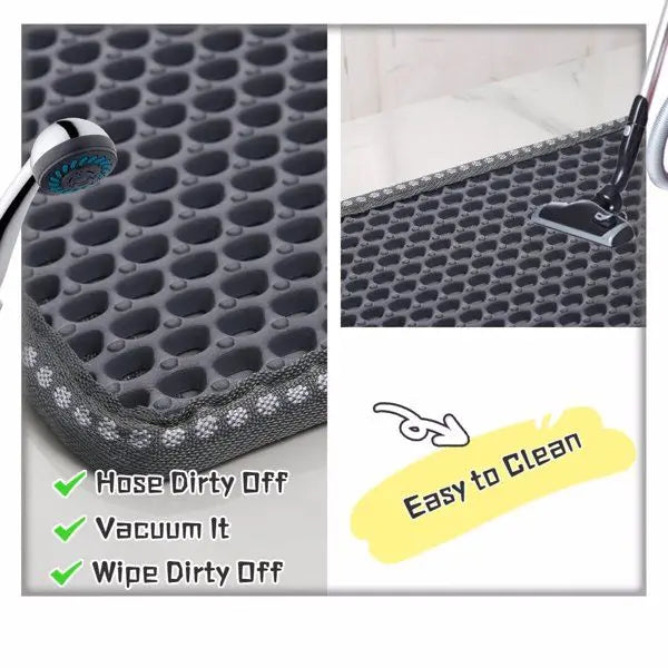 MiLi Shape Kitty Litter Mat Double Layer - Waterproof & Easy Clean