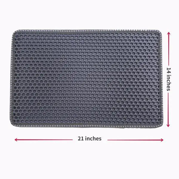 MiLi Shape Kitty Litter Mat Double Layer - Waterproof & Easy Clean