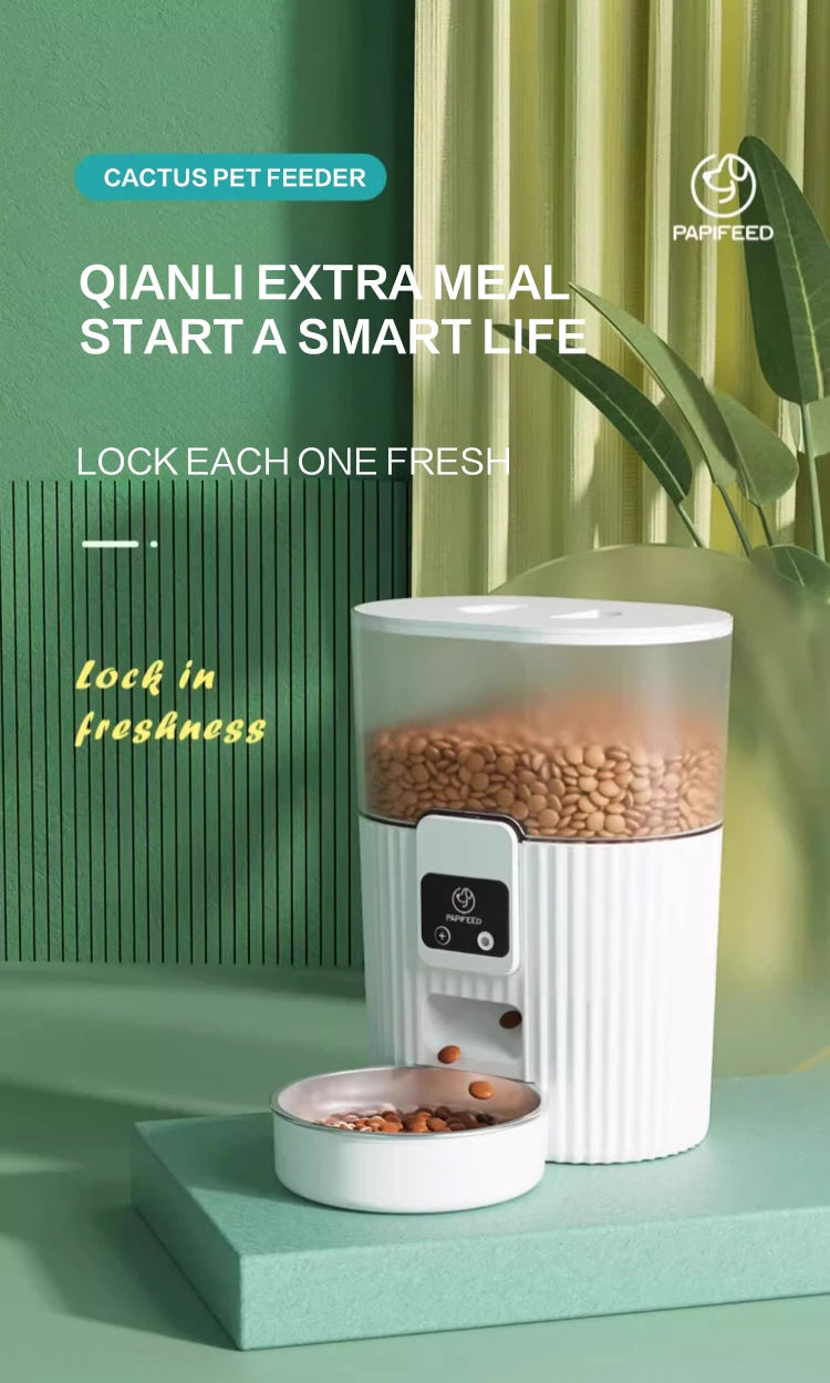 PAPIFEED Cat Automatic Feeder - Dog Food Fixed Feeding Machine
