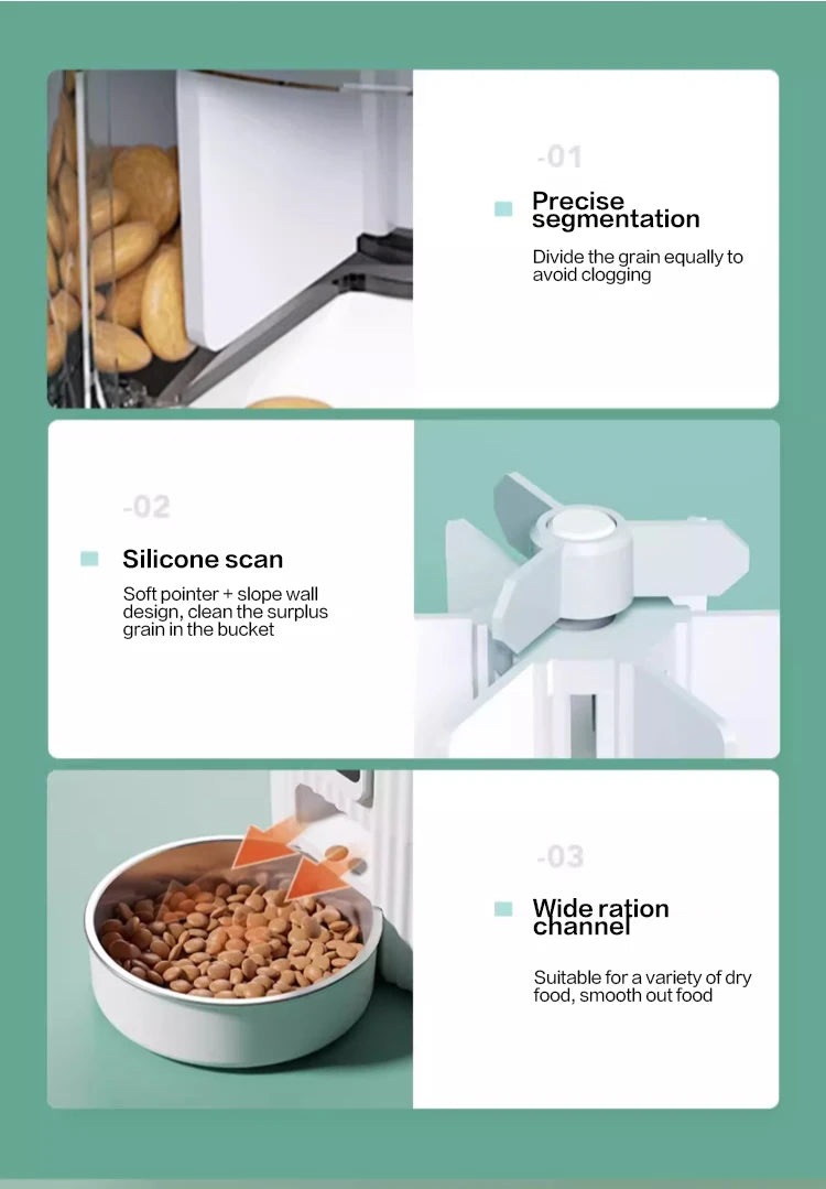 PAPIFEED Cat Automatic Feeder - Dog Food Fixed Feeding Machine