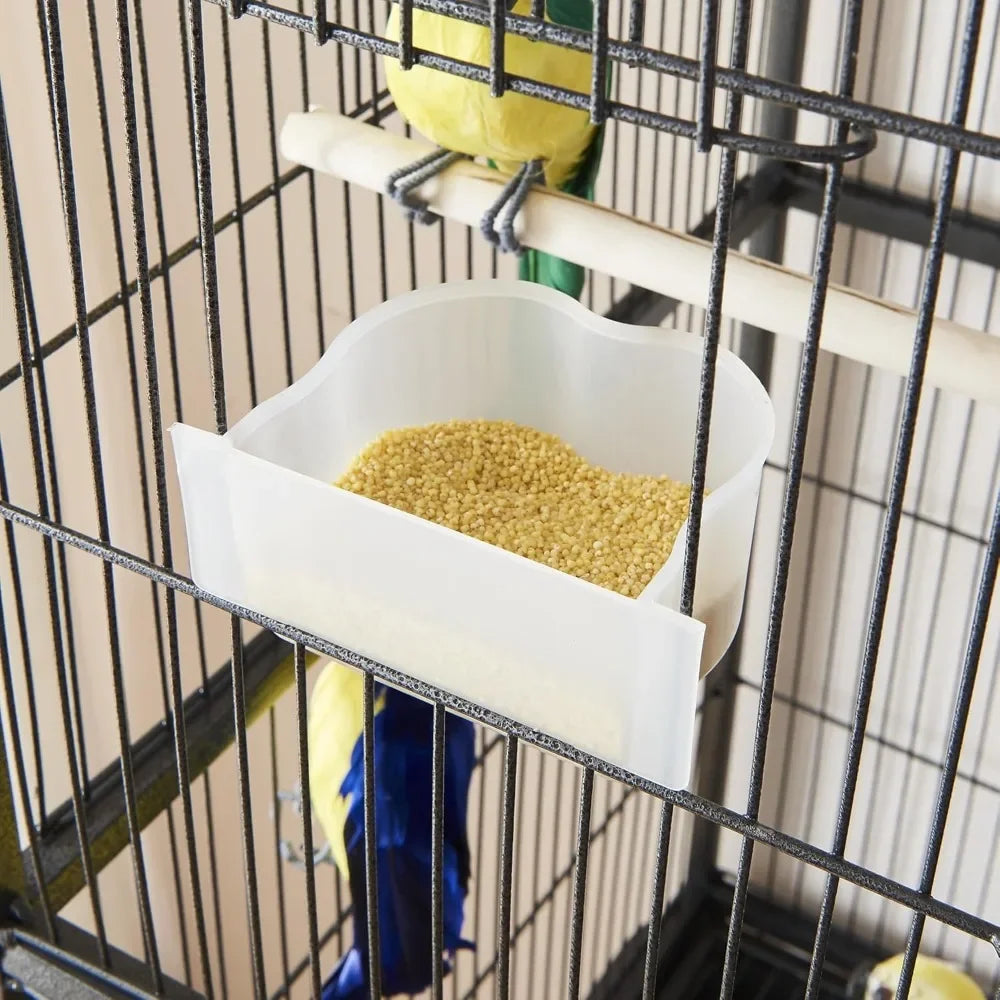 Height Large Bird Cages - Parrot Cage Wide Flight Metal Cage