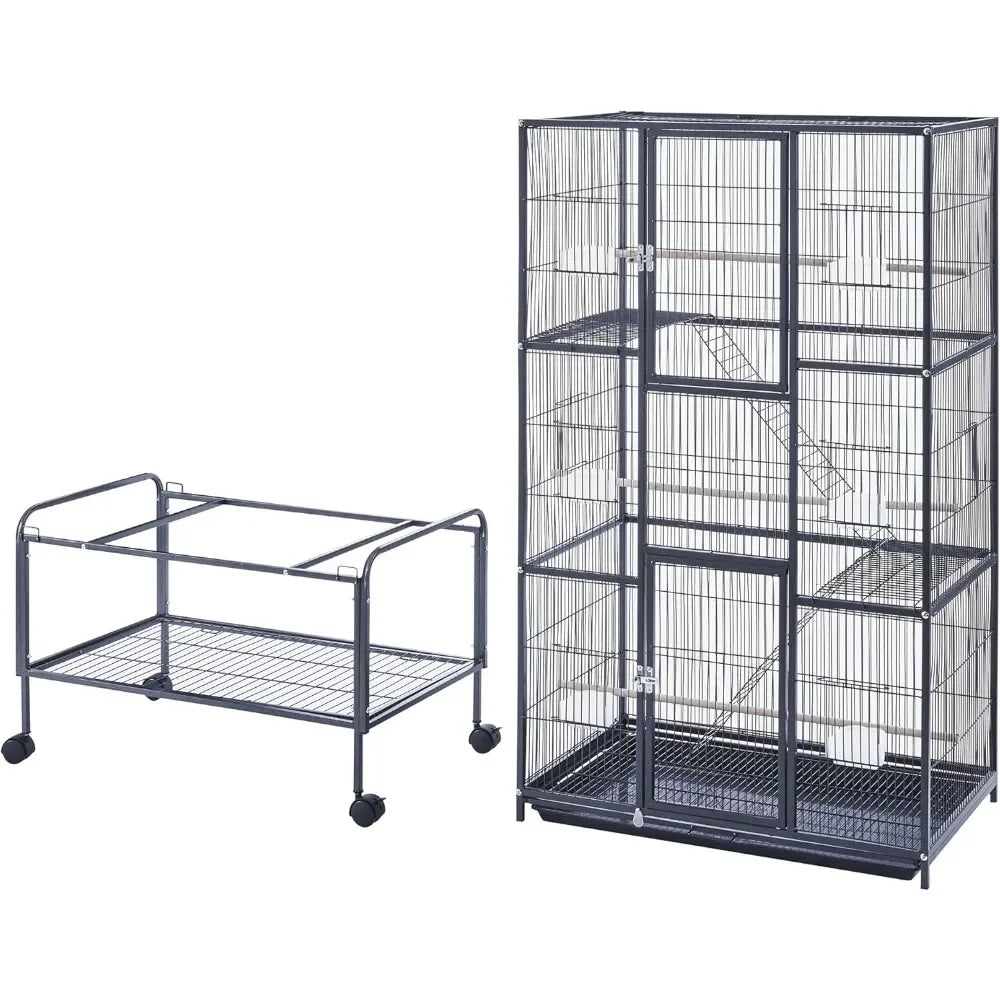 Height Large Bird Cages - Parrot Cage Wide Flight Metal Cage