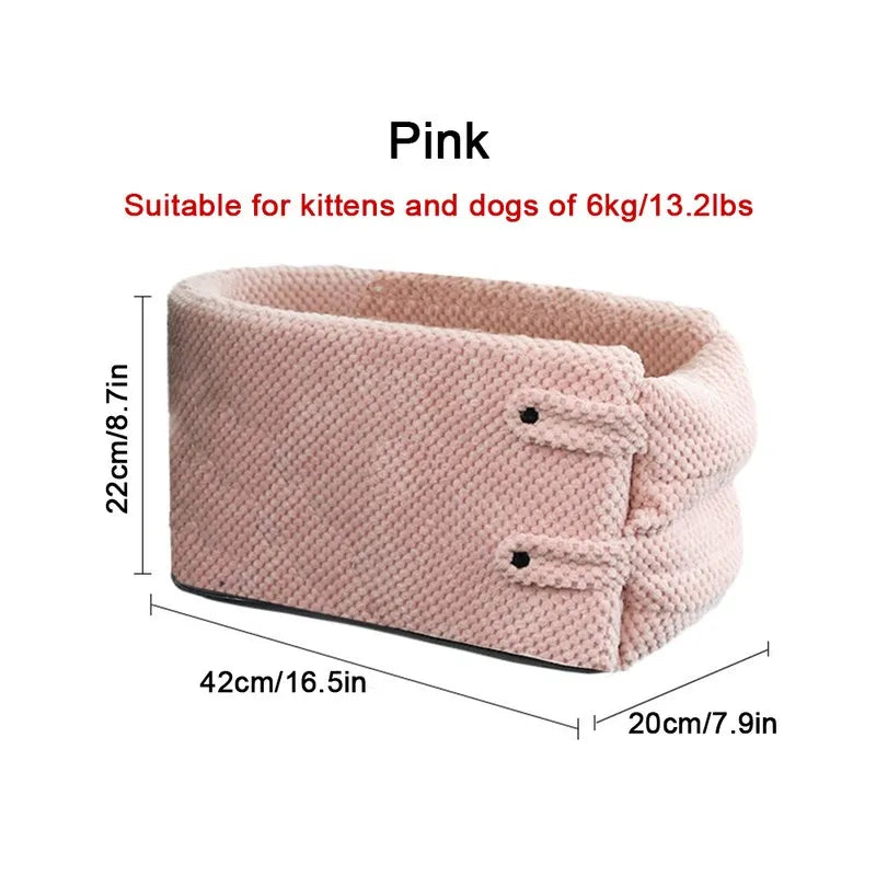 Dog Car Seat Bed - Car Central Dog Carrier for Small Dogs
