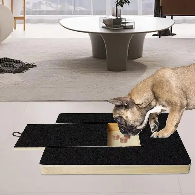 Wood Dog Nail Scratchboard - Adjustable Drawer Type Nail Trimming