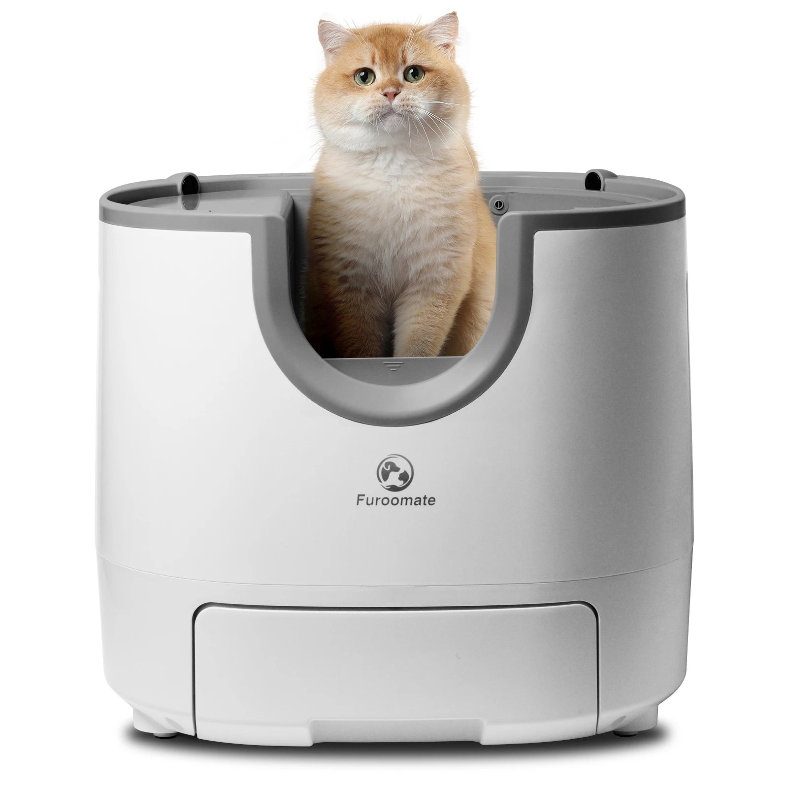 Self-Cleaning Cat Litter Box - Open-Top Design for Multi-Cat Homes