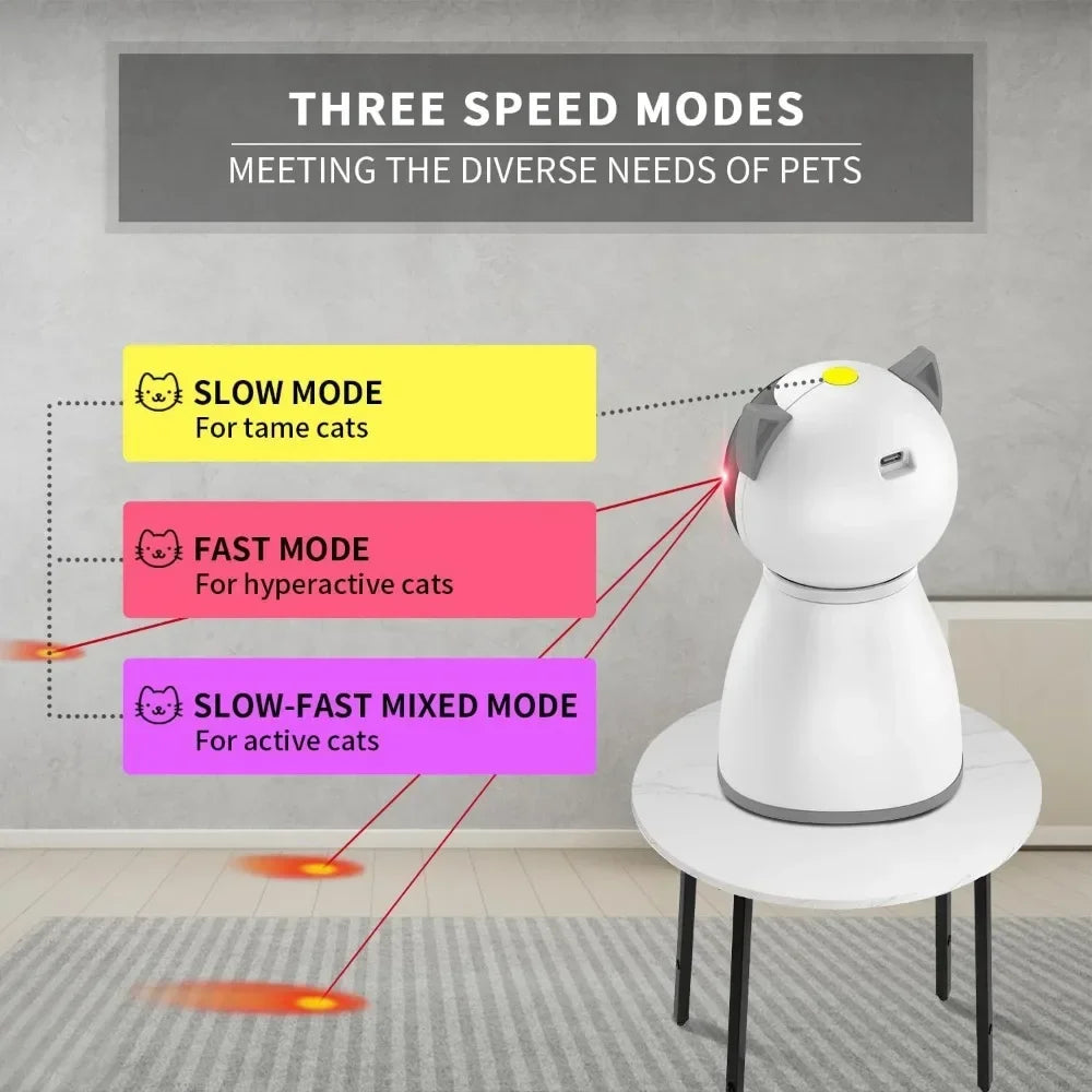 Laser Cat Toys for Indoor Cats - Real Random Trajectory Motion