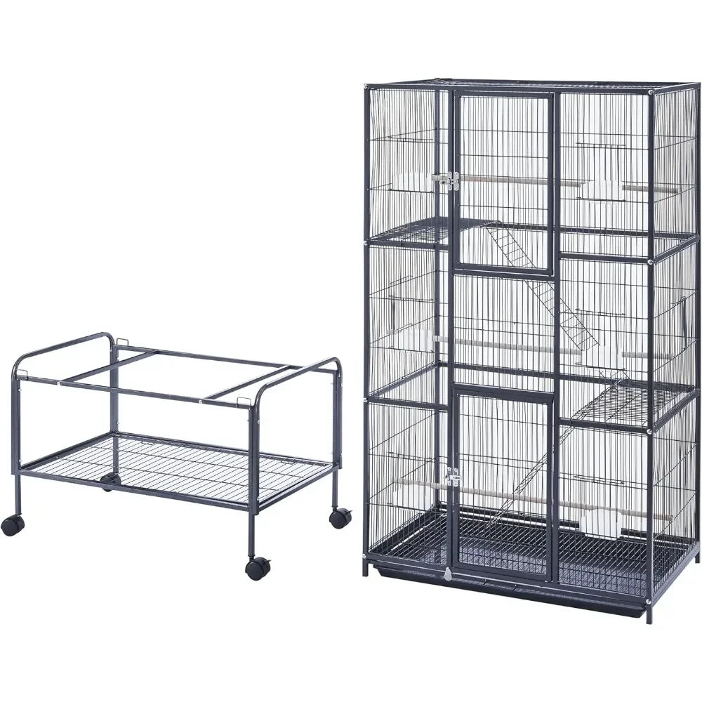 Height Large Bird Cages - Parrot Cage Wide Flight Metal Cage