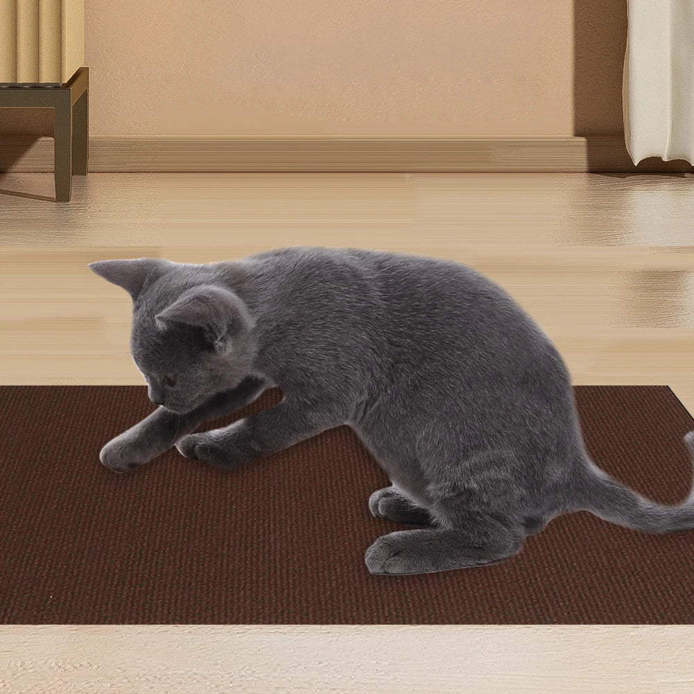 Cat Scratching Mat Self-Adhesive - Trimmable Carpet for Sofa/Furniture