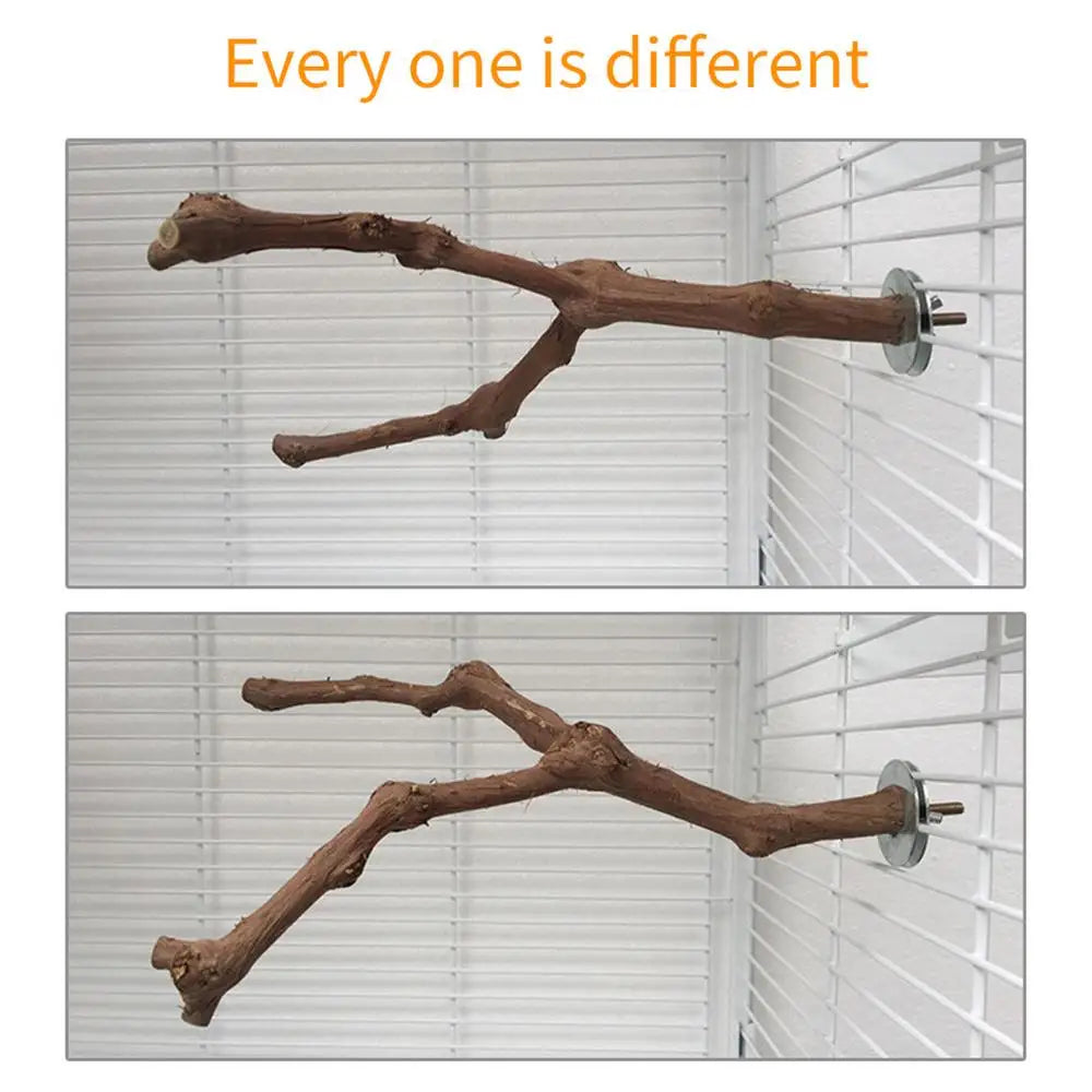 Bird Perch Pet Parrot Birds Standing Stick - Natural Wooden Birds Toys