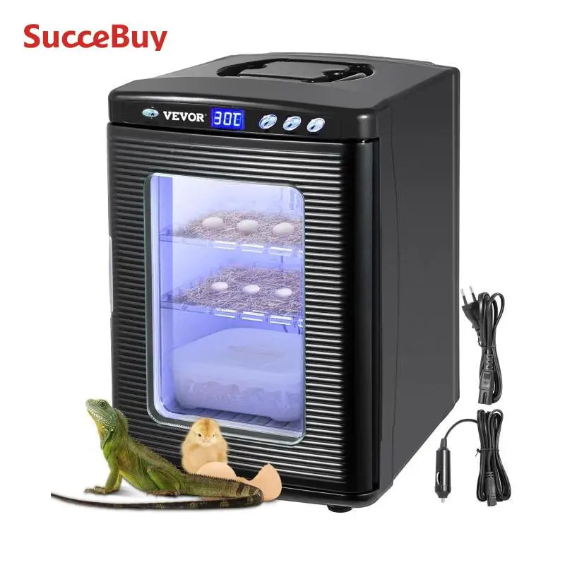 SucceBuy 25L Reptile Incubator - Digital Egg Incubator (5-42°C)