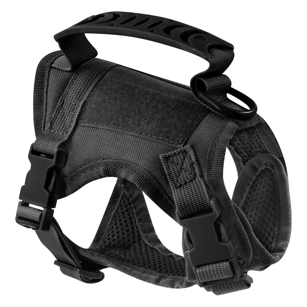 Tactical Cat Harness Leash with 9 Patches - Small Dog Puppy Vest