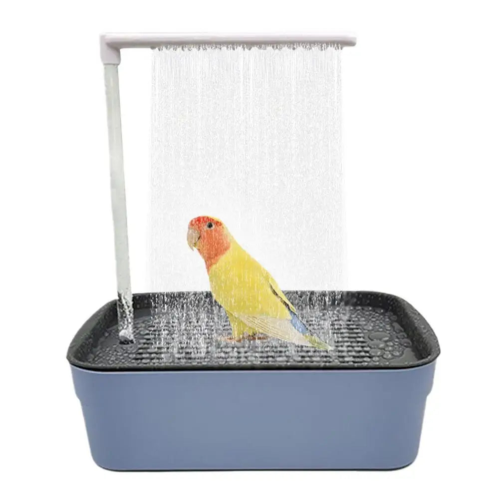 Parrot Automatic Bathtub with Shower - Easy to Clean for Birds
