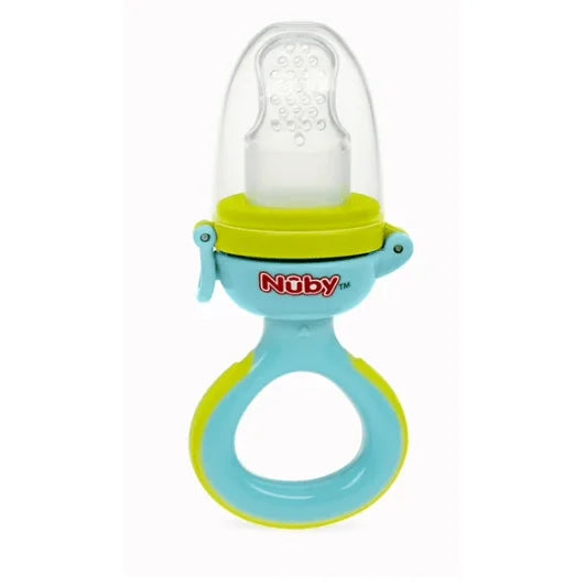 Nuby Twist N' Feed Soft Foods Feeder for Babies - First-Eaters, Cover Included