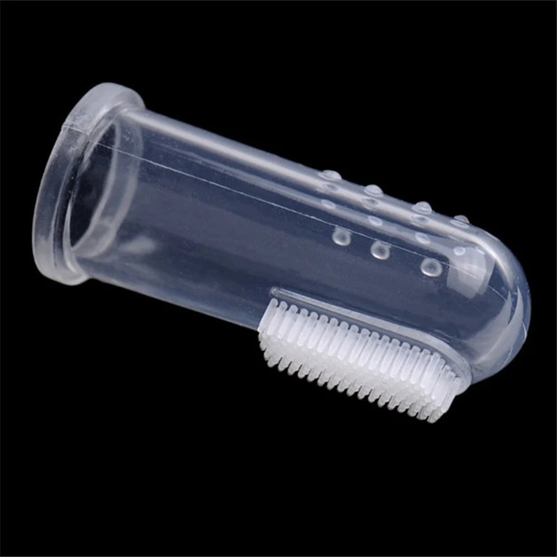Super Soft Pet Finger Toothbrush - Teddy Dog & Cat Dental Tool