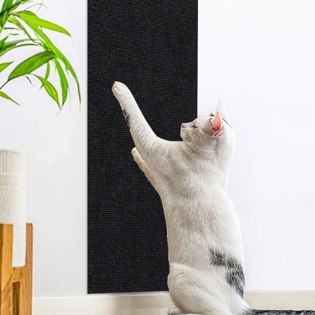 Cat Scratching Mat Self-Adhesive - Trimmable Carpet for Sofa/Furniture