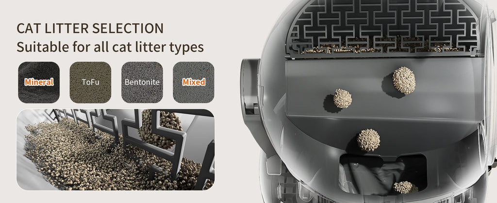 REDSASA 75L Automatic Smart Cat Litter Box - Self-Cleaning & App Control