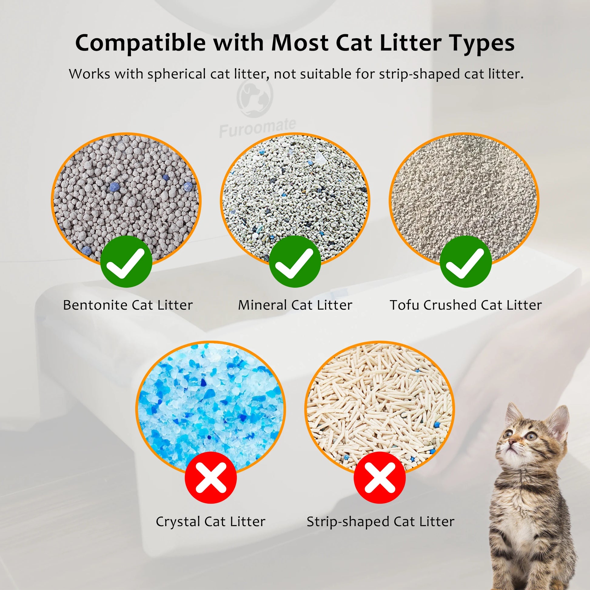 Self-Cleaning Cat Litter Box - Open-Top Design for Multi-Cat Homes